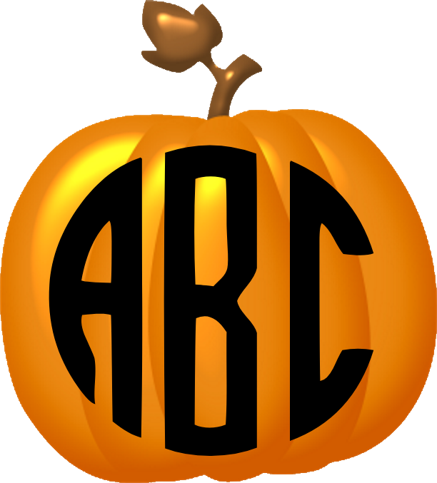 Glowing - Monogram Circle (612x677)