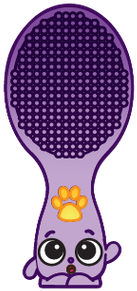 Pup E Brush - Cross-stitch (380x380)