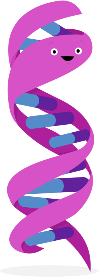Cartoon Happy Dna (1044x1044)