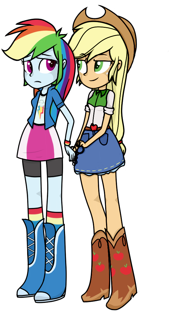 Appledash, Applejack, Arrested, Artist - Cartoon (627x1091)