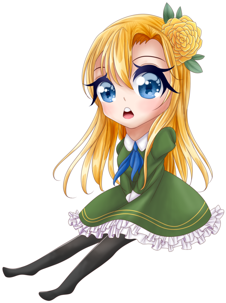 Mary Chibi By Dangoandflowers - Cartoon (788x1013)