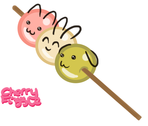 Bocchan Dango Cuties - Cartoon (600x474)