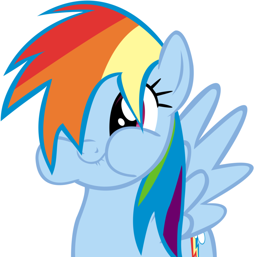 Rainbow Dash - Rainbow Dash Cute Gif (915x874)