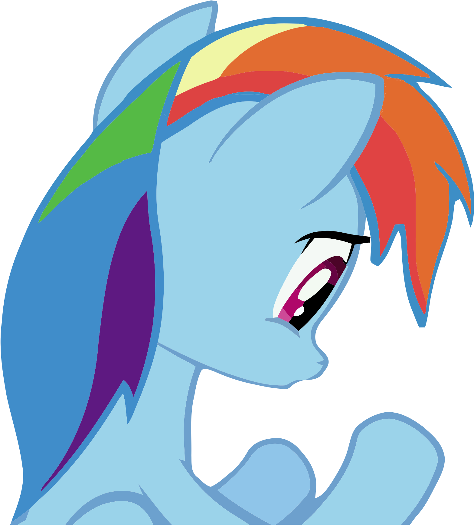 Rainbow Dash - T - - Soarindash Clopfic Fanfic (1682x1740)