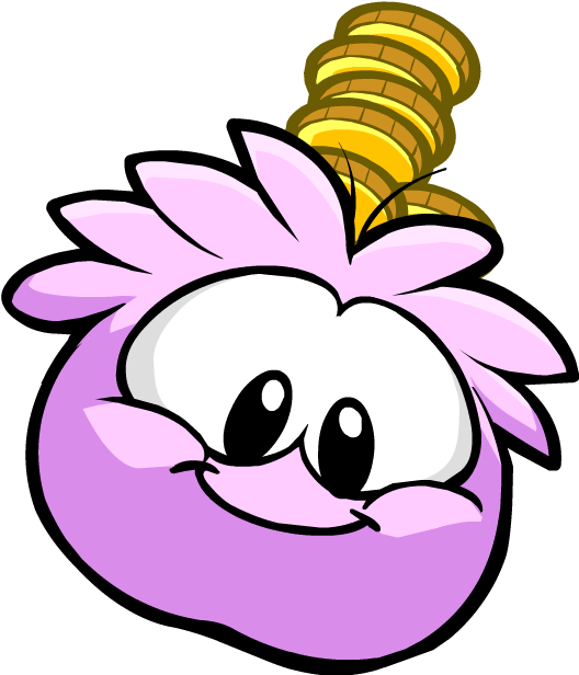 Pink Puffle - Pink Puffle (527x632)