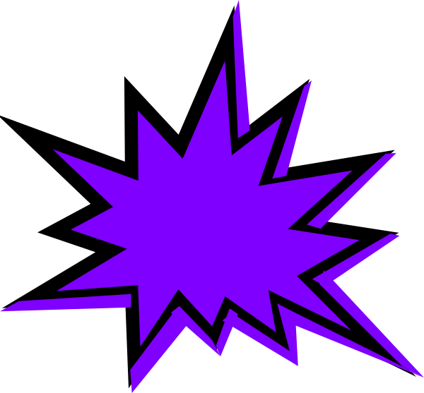Pow Clipart - Superhero Comic Book Background (600x557)