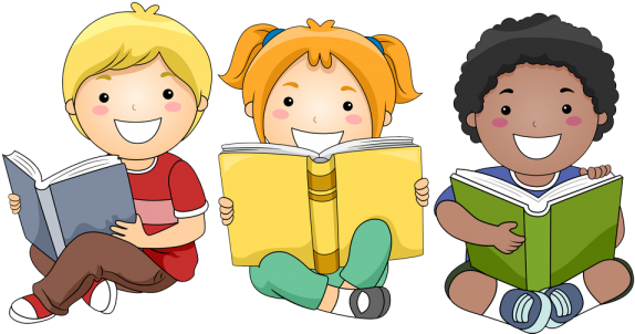 Dzieci E - Child Studying Clipart (600x335)