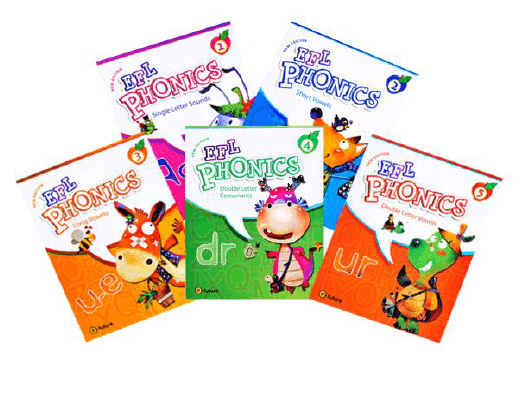 孩子轻轻松松背单词,快快乐乐读英语 《 - Efl Phonics 4 (new Edition)(개정판)(efl Phonics 시리즈 (new (892x412)