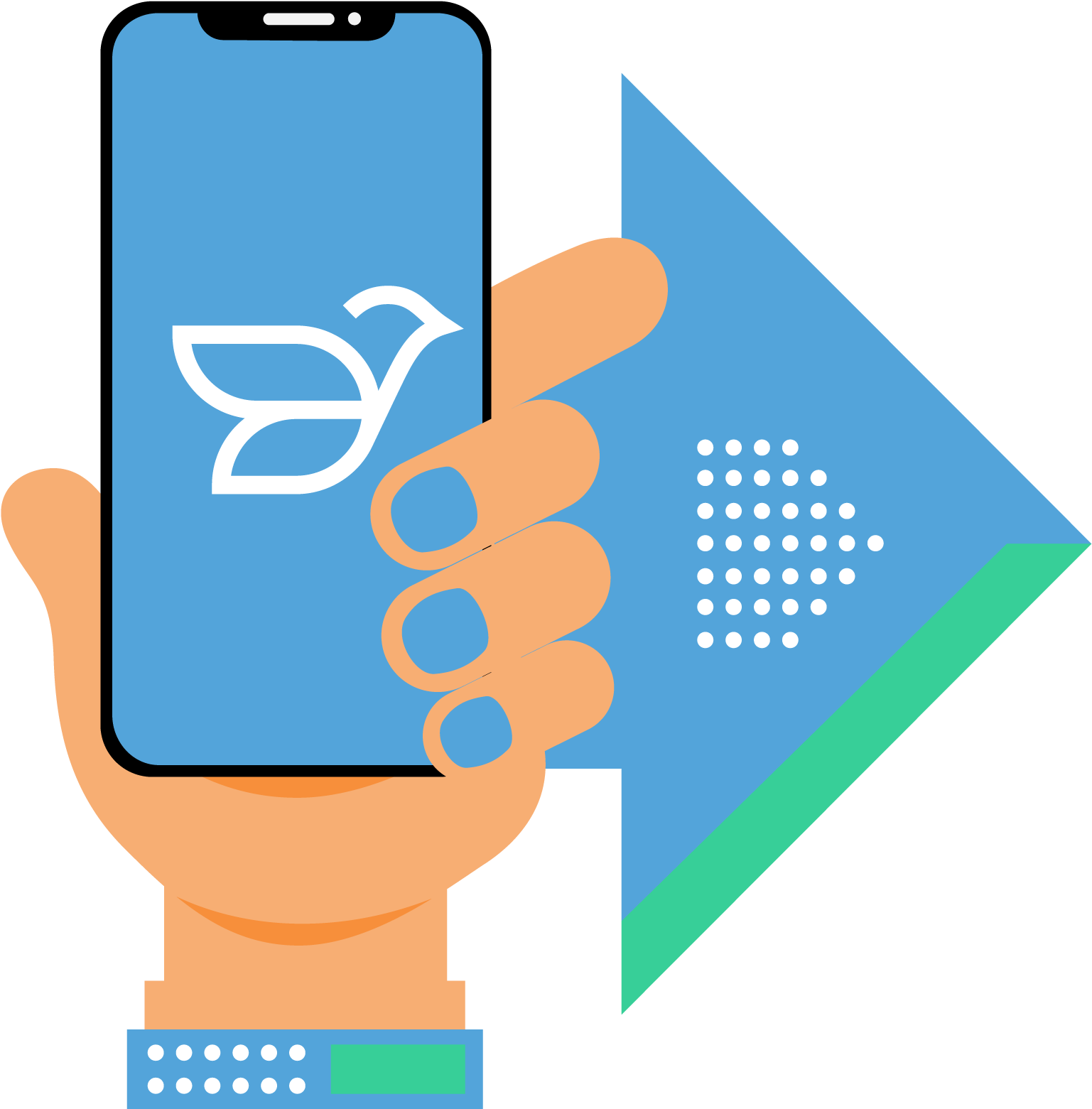 Courier With Parseal - Smartphone (2083x2083)