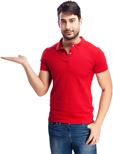 Man In Red Shirt (369x500)