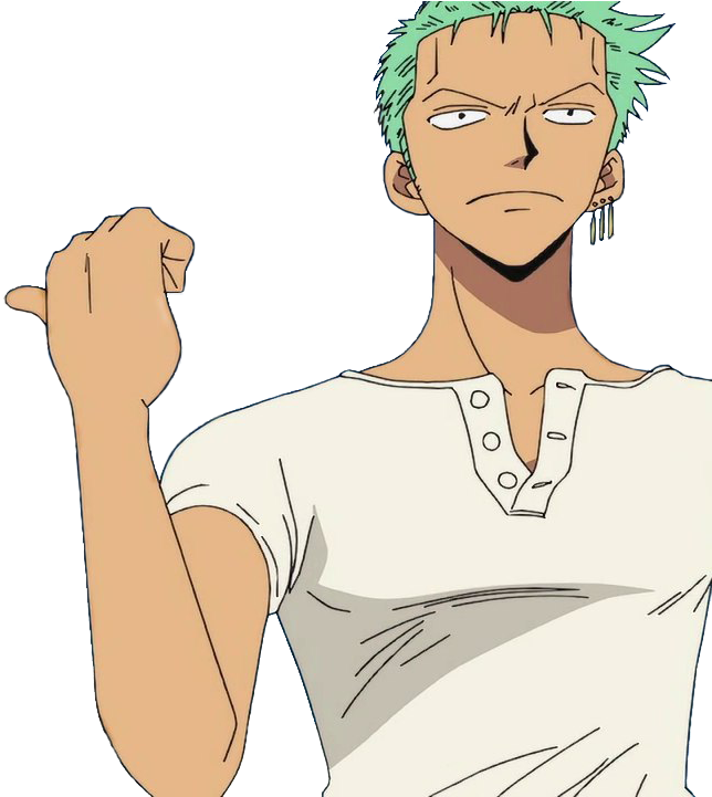 Roronoa Zoro Render By Serge96 - Cartoon (700x720)