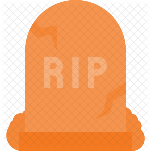 Gravestone Icon - Illustration (512x512)