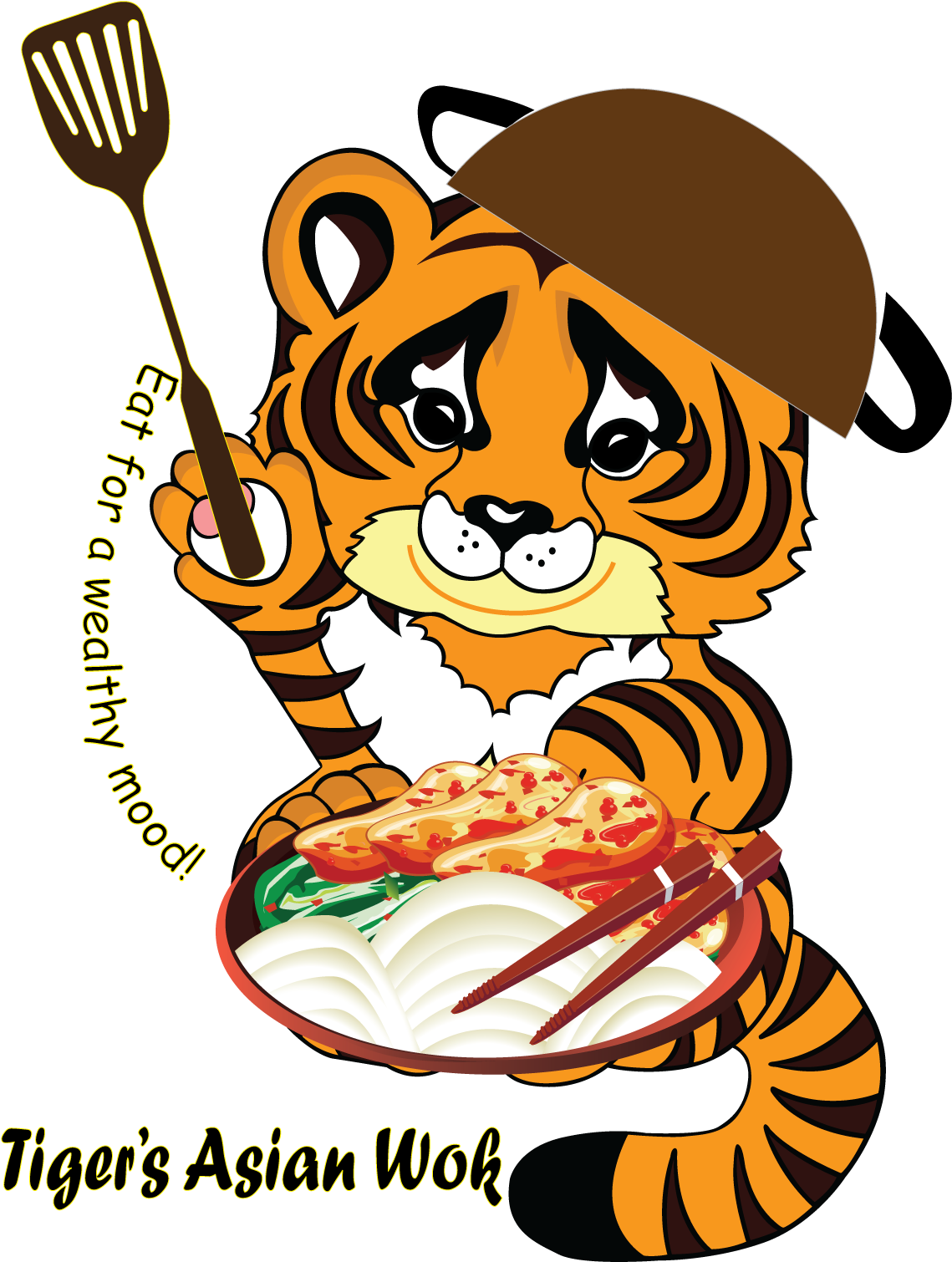 Asian Tiger Cartoon (1191x1684)
