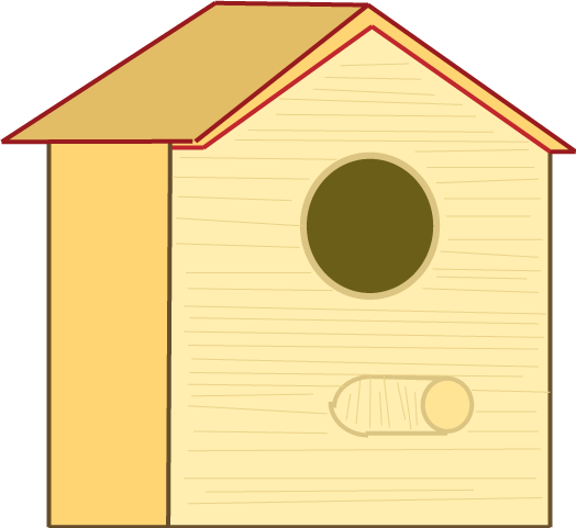 Birdhouse Idle - House (524x481)