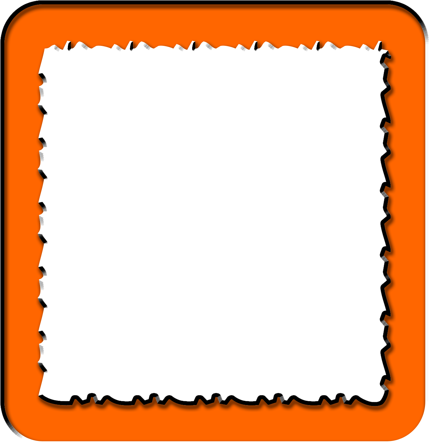 Orange Frames Cliparts - Circle (1500x1500)