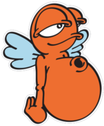 Da Big Fat Angel - Cartoon (674x518)