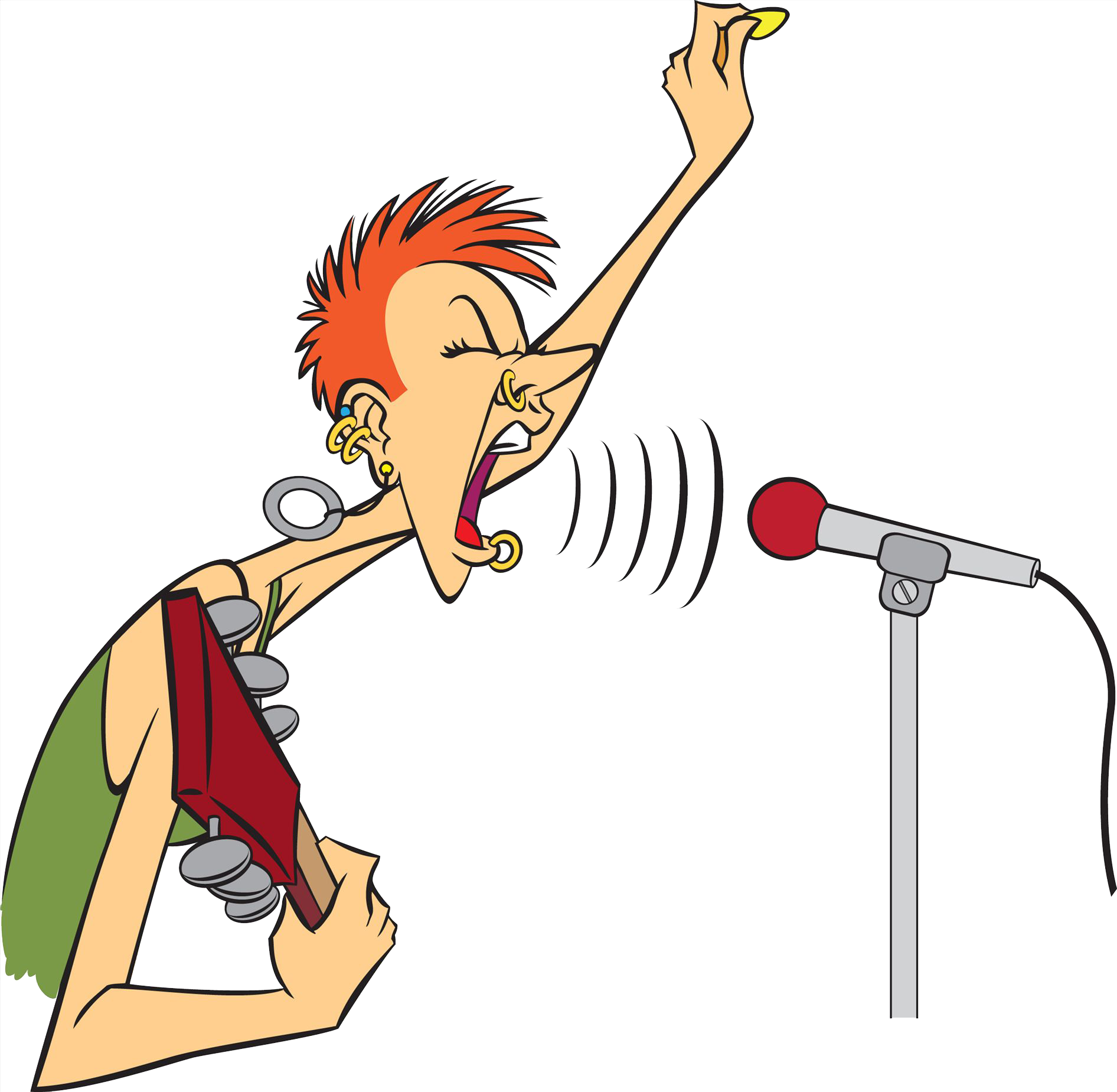 Microphone Singing Drawing Illustration - Drawing (1892x1849)