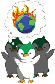 Penguin Waddlers - Cartoon (640x640)
