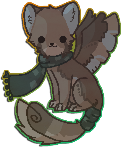 Chibi Snow Leopard By Valwolf - Drawing (576x576)