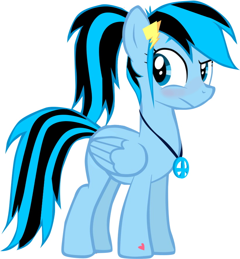 Image - Rainbow Dash With Ponytail (857x932)