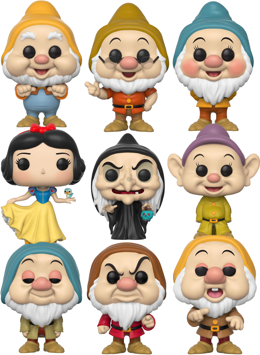 Snow White And The Seven Dwarfs - Snow White And The Seven Dwarfs Funko Pop (1101x1500)
