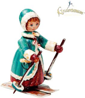 Skiing Girl - Doll (354x354)
