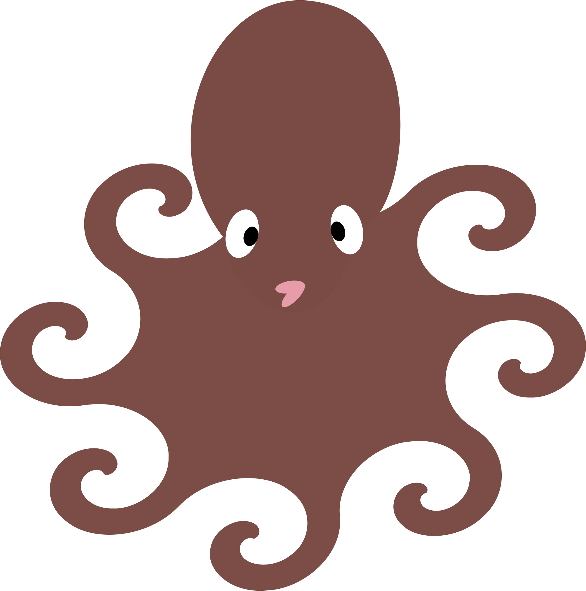 Clipart Octopus Optimizedsvg - Octopus (1989x2006)