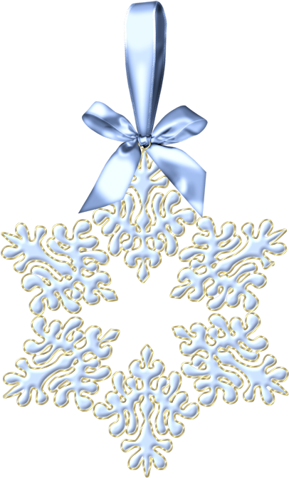 Frosty Days - Снежинки Новогодние На Прозрачном Фоне (416x676)