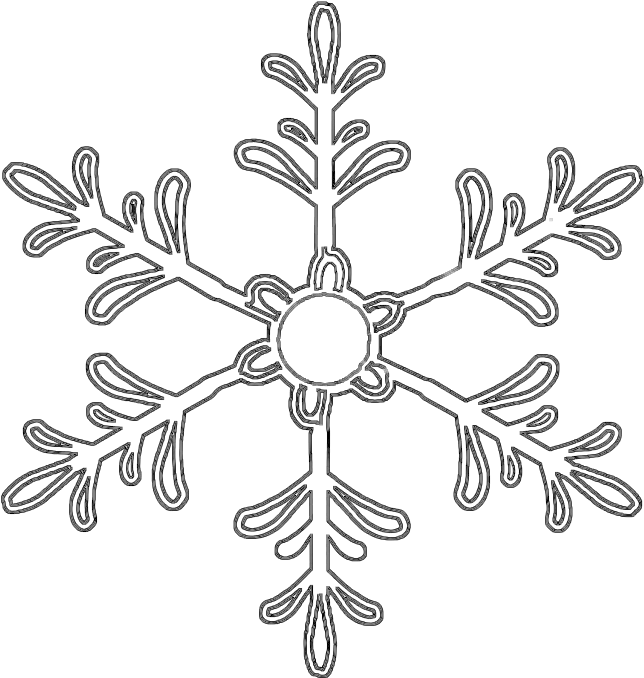 Digistamps - Snowflakes - Snowflake (700x700)