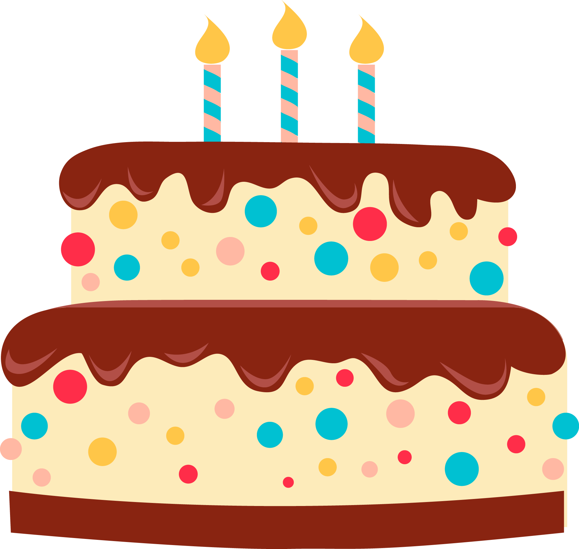 7 - Cake And Balloons Background (1900x1800)