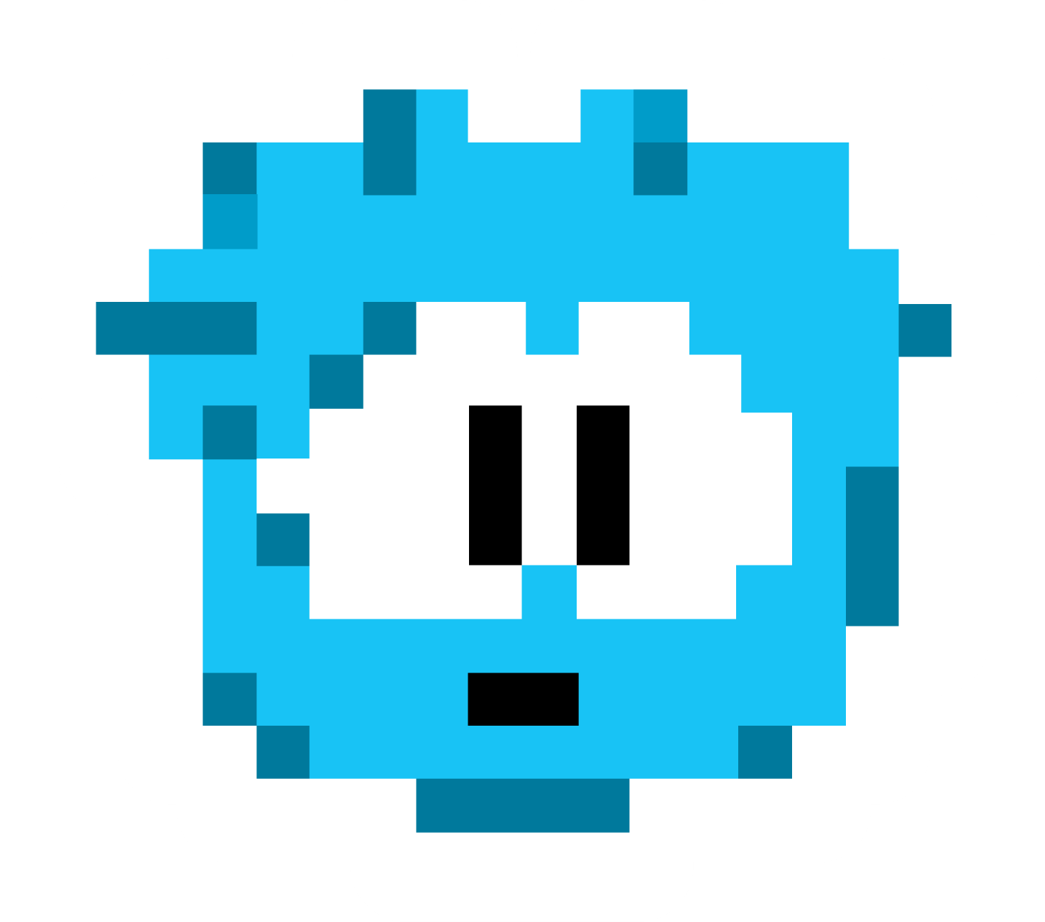Pixel Puffle - Pixelado Png (1475x1301)