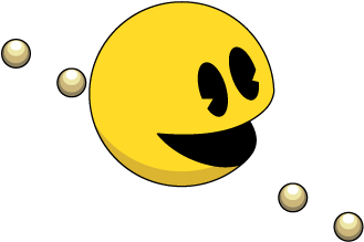 Fg Decoration Pacman - Smiley (500x375)