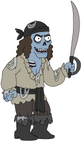 Decoration Ghostpirate2 - Cartoon (460x460)
