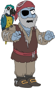 Decoration Ghostpirate4 - Cartoon (460x460)