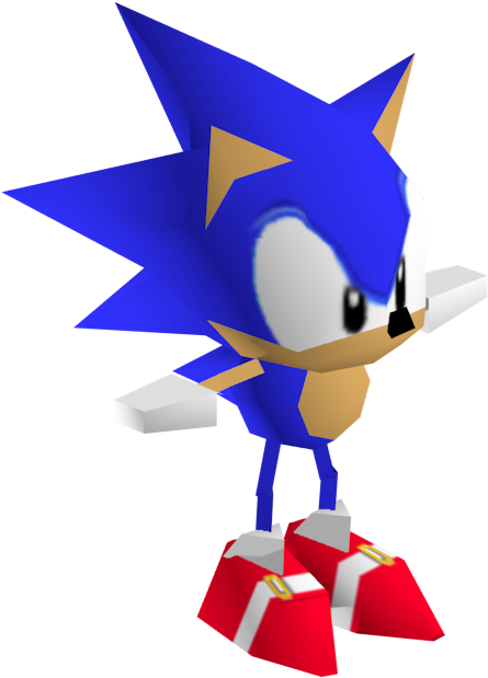 Download Zip Archive - Sonic R Sonic Model (750x650)