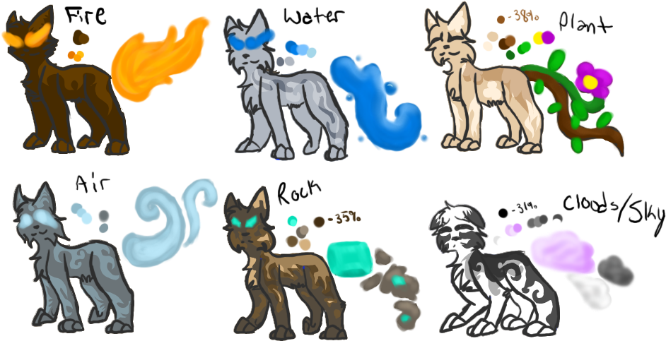 Batch 1 By Sunnpie - Air Elemental Cat (1000x500)