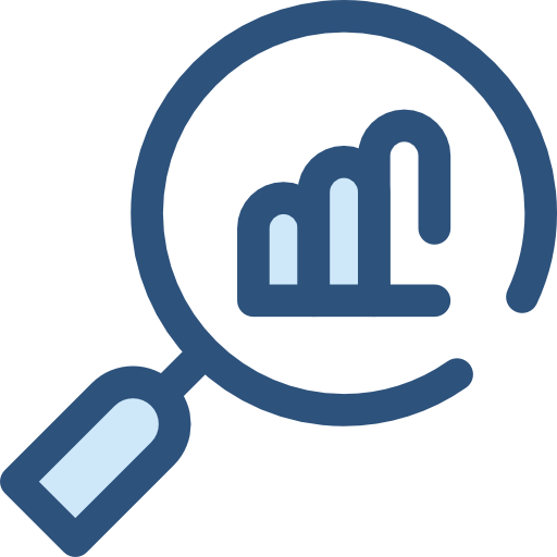 Statistics Free Icon - Statistics Icon Blue (512x512)