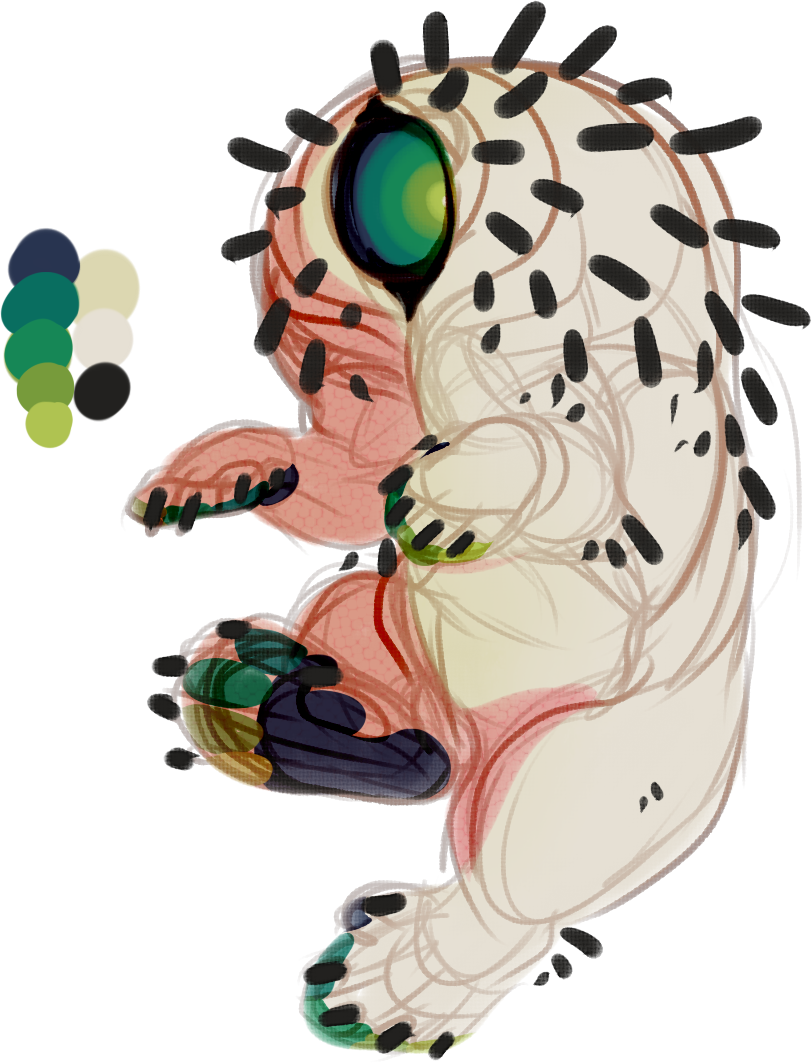 Squishy Maggot Marshmallow - Illustration (812x1064)