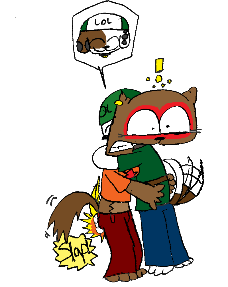 Butt Slap Friday - Cartoon (929x1015)