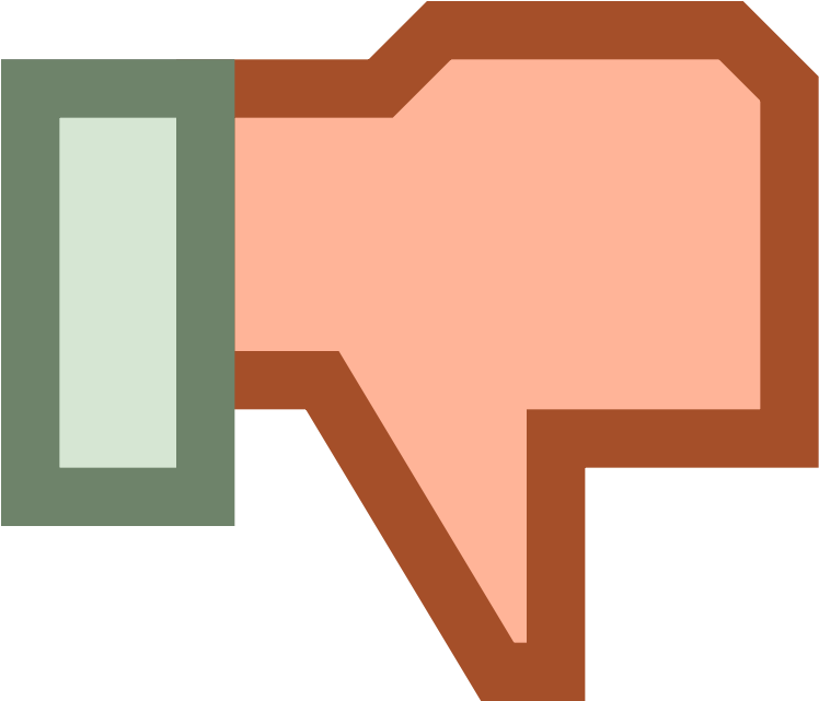 Thumb Down Dislike Free Vector - Clip Art (900x900)