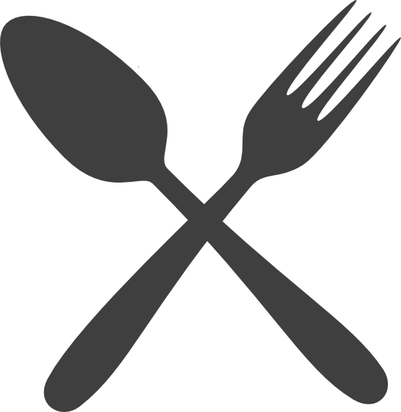 Free Clip Art Silverware (582x598)