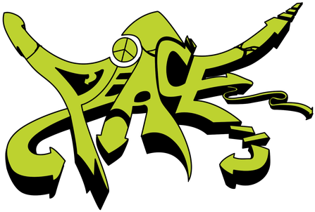 1 - Graffiti Peace (500x500)