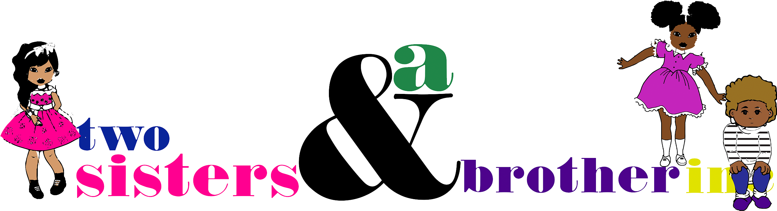 2 Sisters & A Brother - Graphic Design (2554x722)