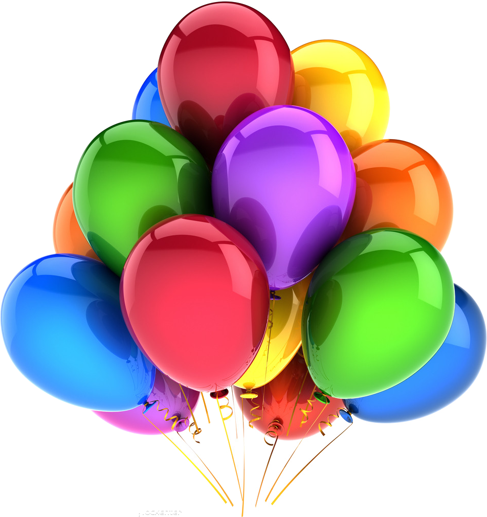 Complementos De Fiesta - Hd Balloons Png (962x1024)