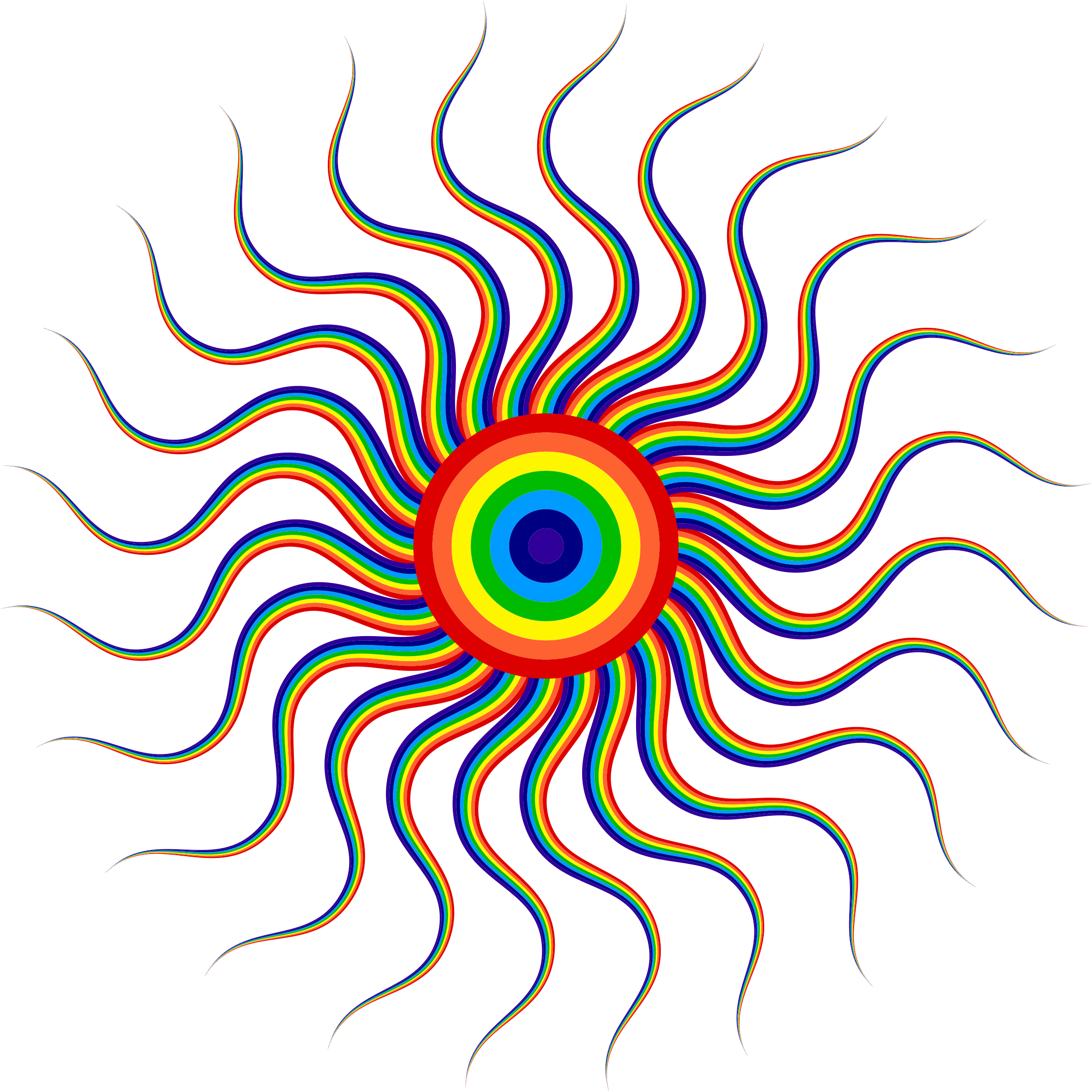 Prismatic Sun - Psicodelic Skulll (2352x2352)