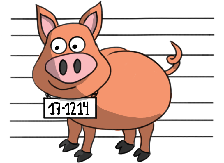 Cerdito Ladron - Cartoon (769x558)