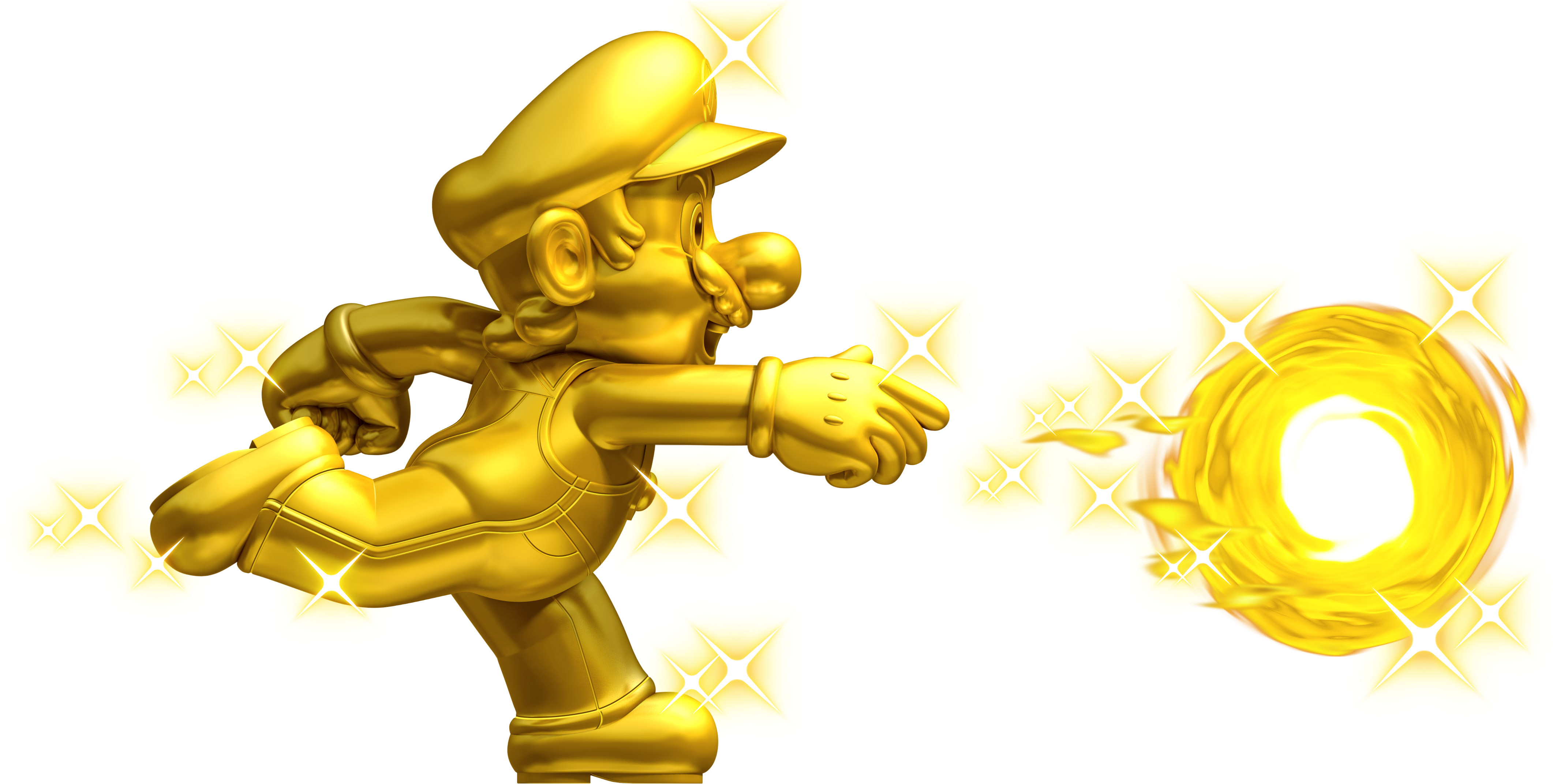 Gold Mario - Gold Mario (4264x2161)