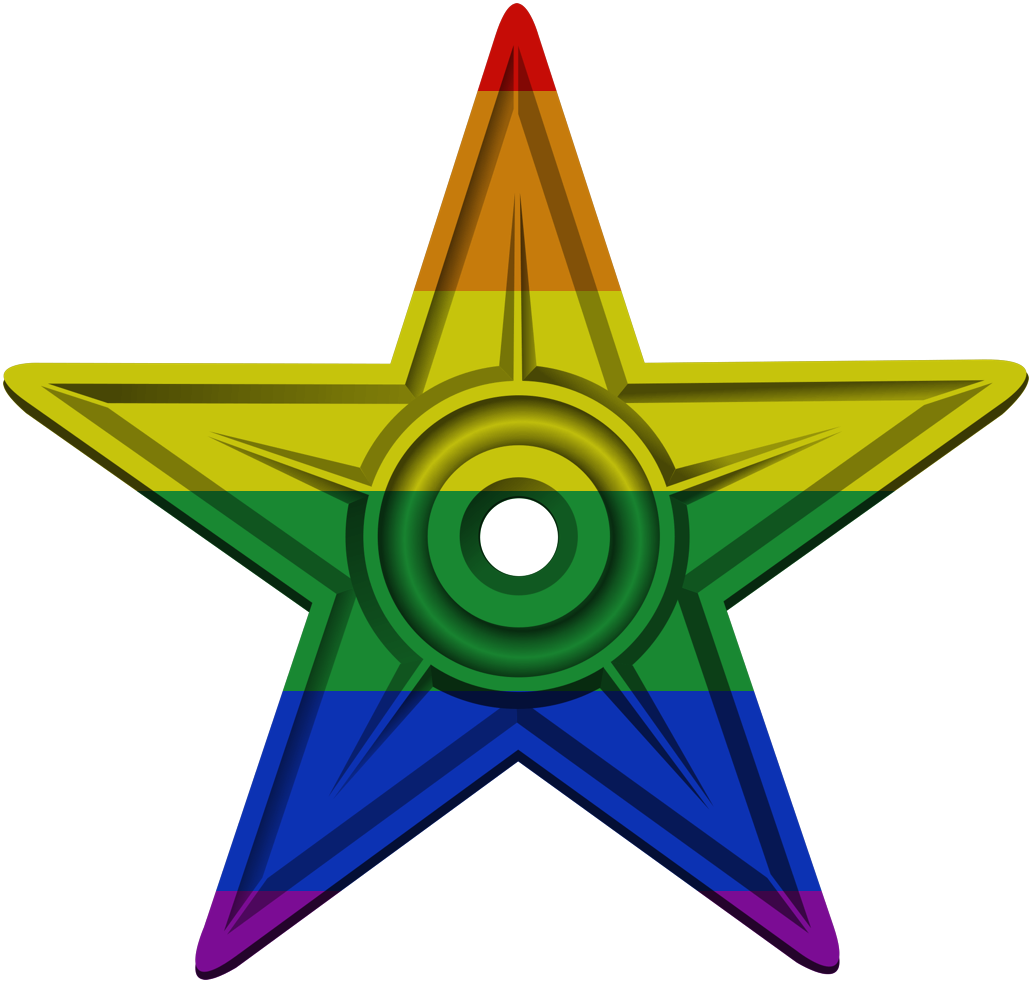 File - Barnstar-lgbt - Letterman Jacket Captain Patch (1032x983)