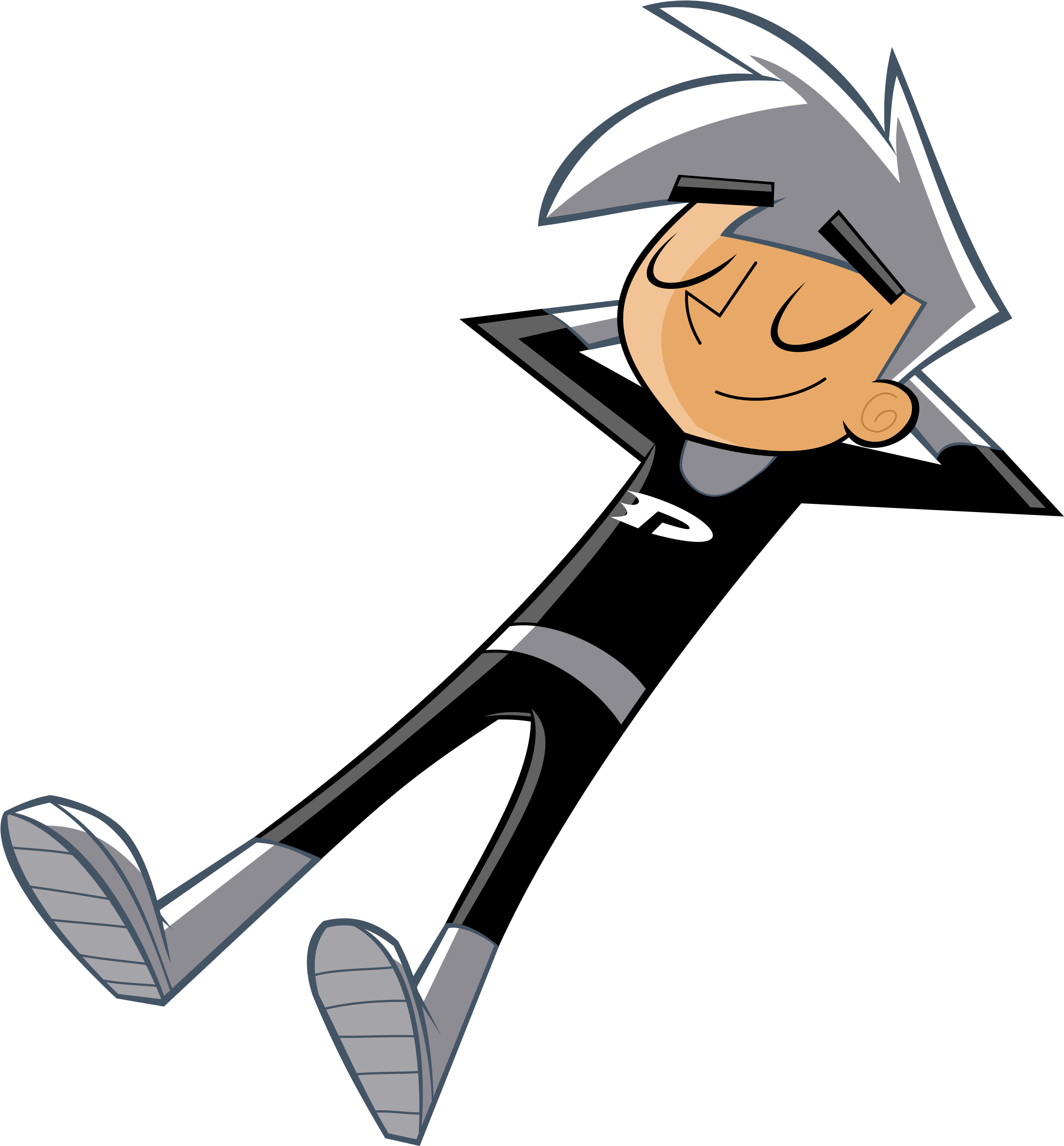 Danny Phantom Custom Vector 001 By Phantom-ice - Danny Phantom No Background (3000x3221)