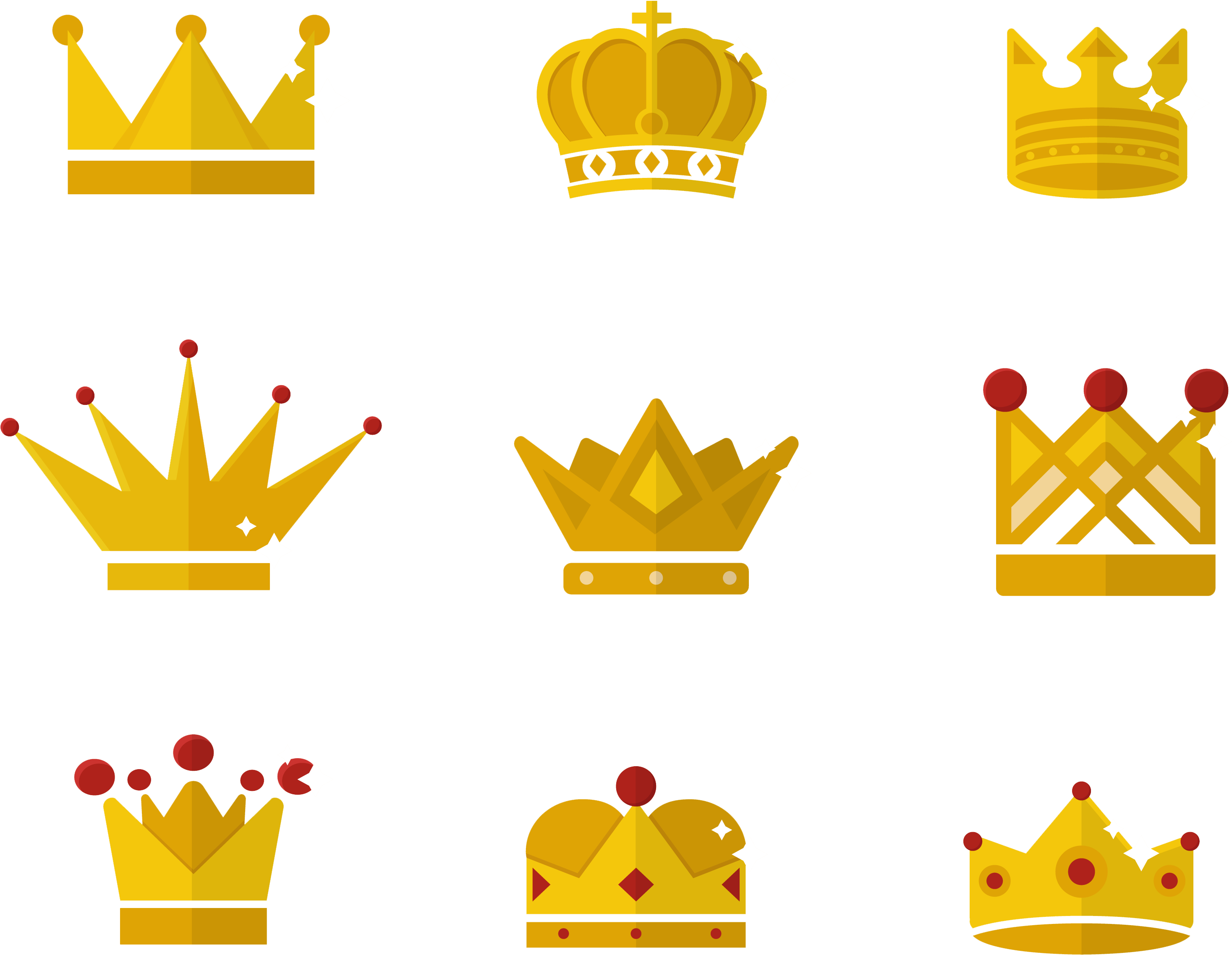 Crown Euclidean Vector Icon - Crown Cartoon (3333x3333)